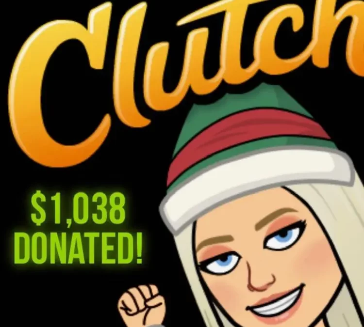 2 Days of Clutch Food Bank: $1,038 donated!